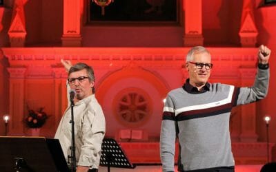 Evankelista Ilkka Puhakan kanssa vauhdissa Mikkelissä 21.10. (Kuva Anne-Maria Hytönen)